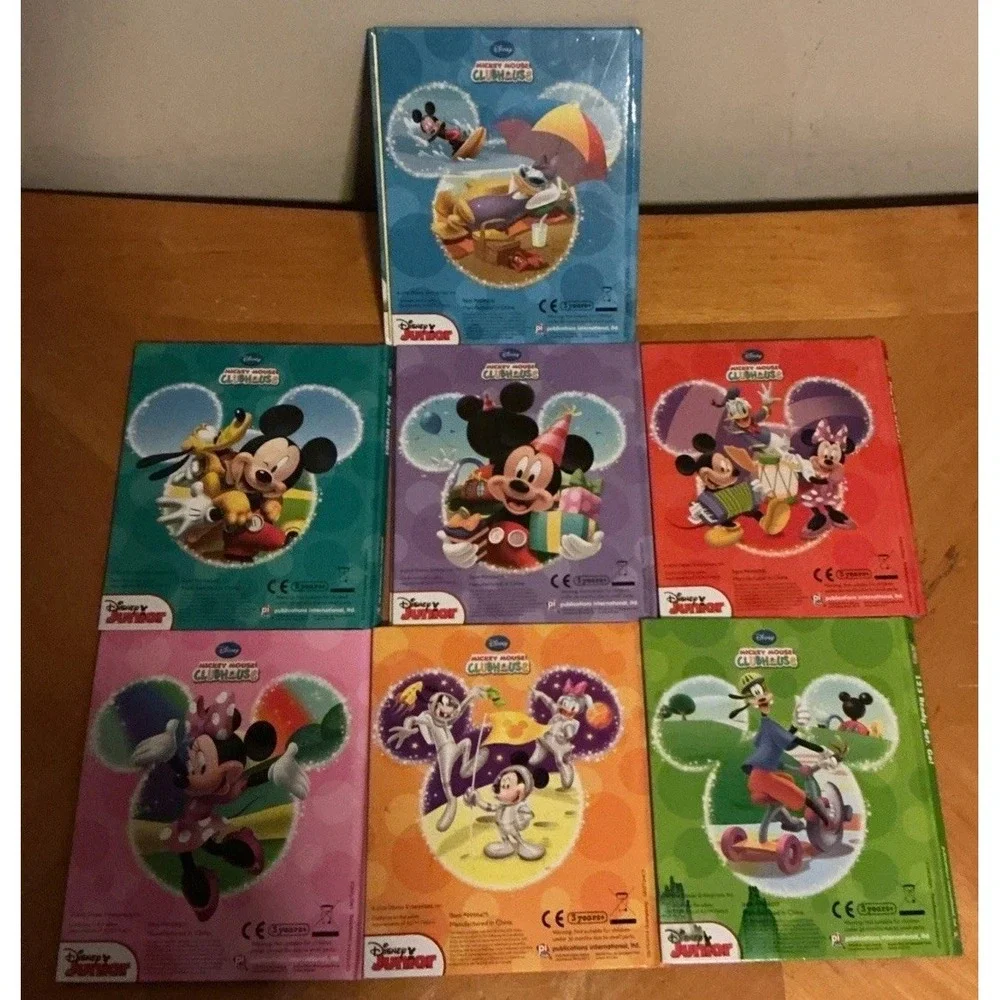 Mickey Mouse Clubhouse My First Smart Pad Books Lot Of 7, ABC, 1 2 3, Words‎